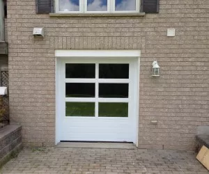 Creating a garage in an existing basement room